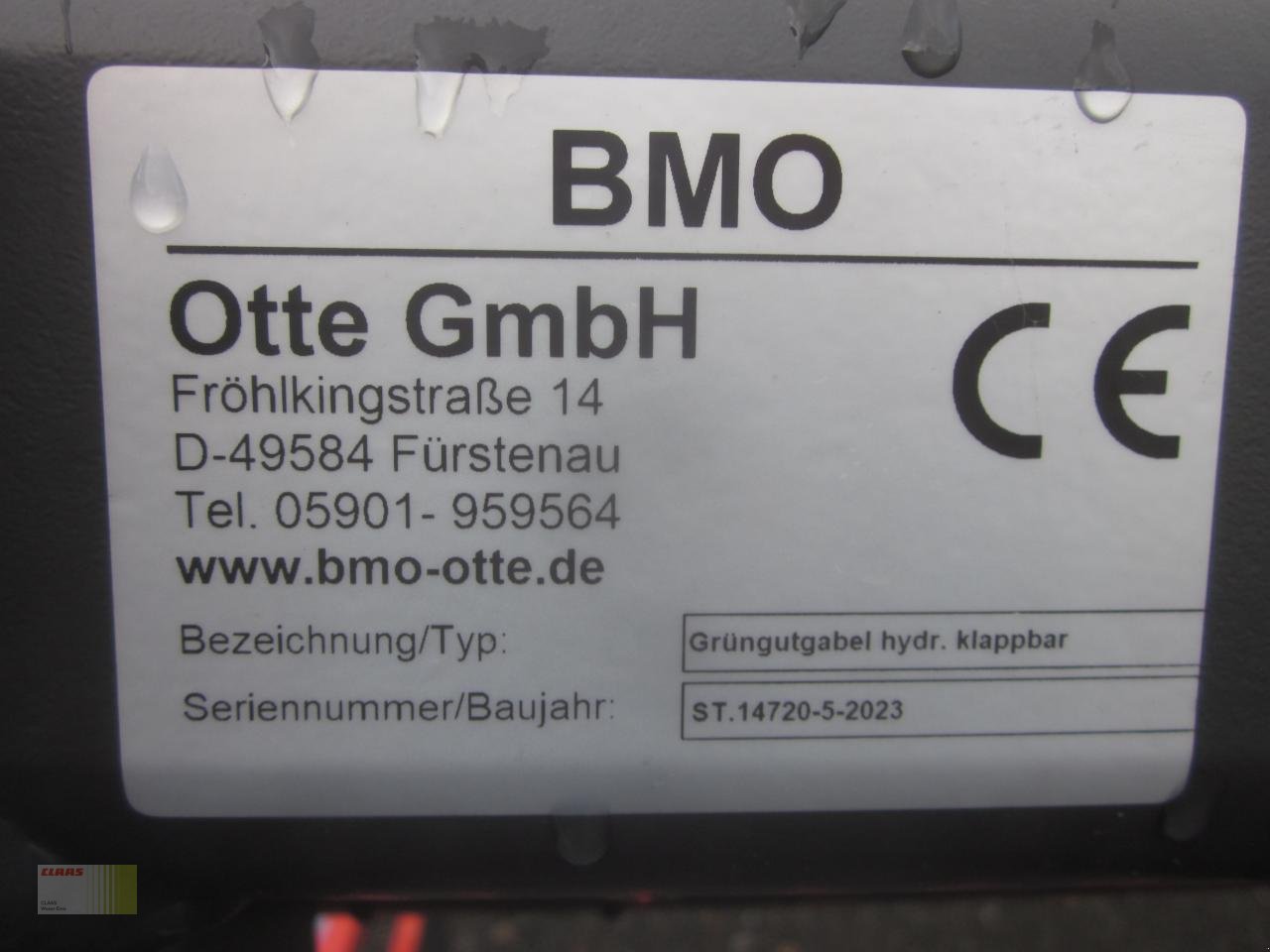 Sonstige Fütterungstechnik typu Sonstige BMO Grüngutgabel 4800 (4.80 m), NEU !, Neumaschine v Molbergen (Obrázek 7)