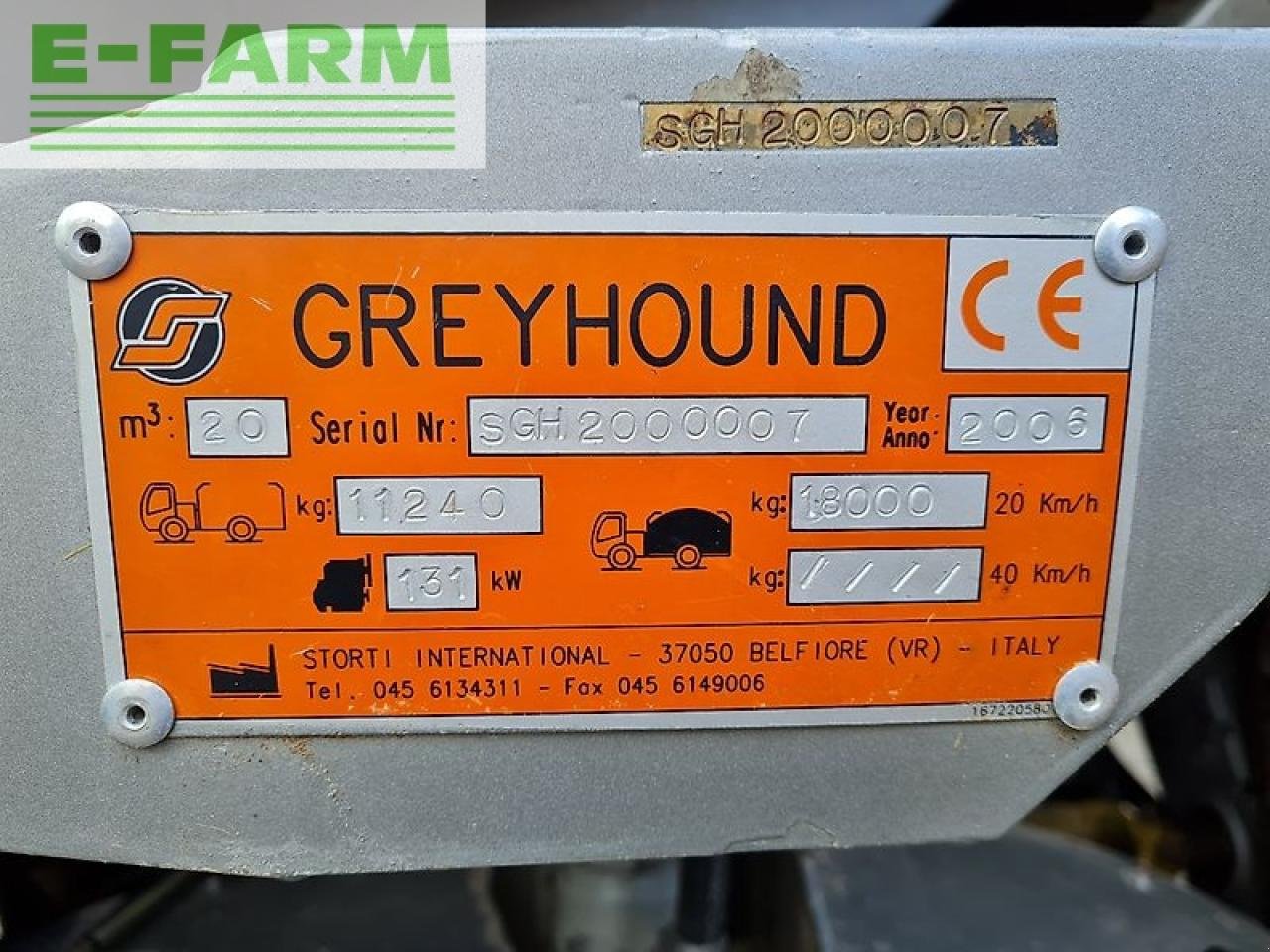 Sonstige Fütterungstechnik za tip Storti greyhound 20 m3 horizontaal zelfrijder, Gebrauchtmaschine u gg VEGHEL (Slika 11)