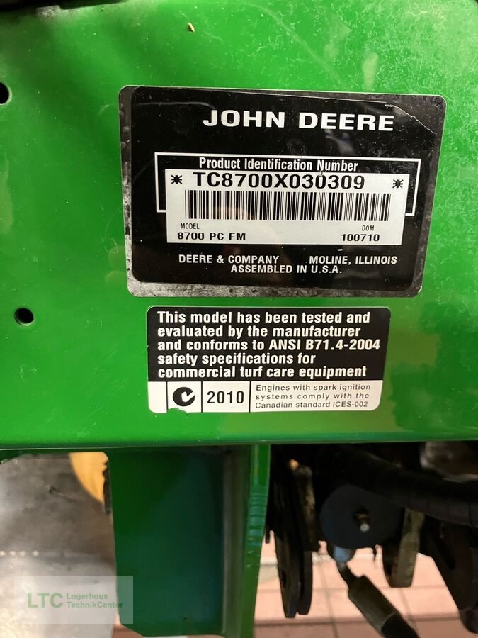 Sonstige Gartentechnik & Kommunaltechnik του τύπου John Deere 8700, Gebrauchtmaschine σε Herzogenburg (Φωτογραφία 10)