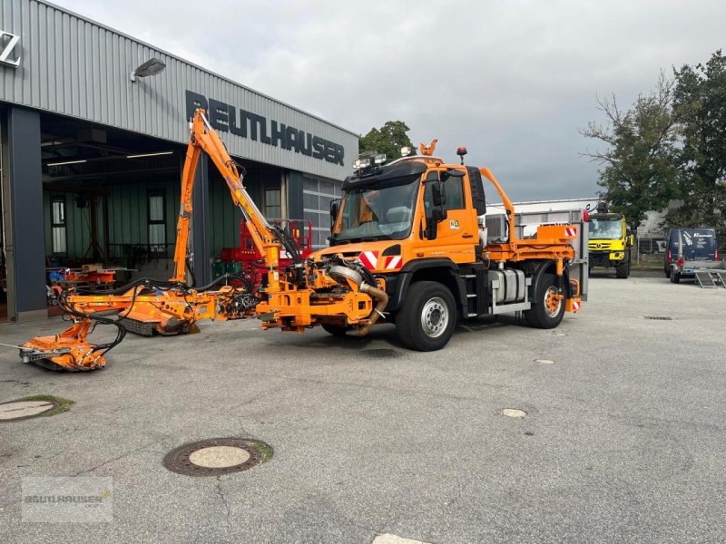 Sonstige Gartentechnik & Kommunaltechnik του τύπου Mercedes-Benz Mercedes Benz Unimog U 530 mit Mulag MHU 800 MKM 700, Gebrauchtmaschine σε Hengersberg