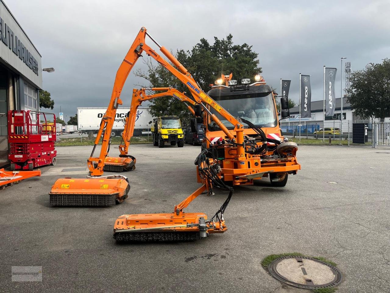 Sonstige Gartentechnik & Kommunaltechnik типа Mercedes-Benz Mercedes Benz Unimog U 530 mit Mulag MHU 800 MKM 700, Gebrauchtmaschine в Hengersberg (Фотография 3)