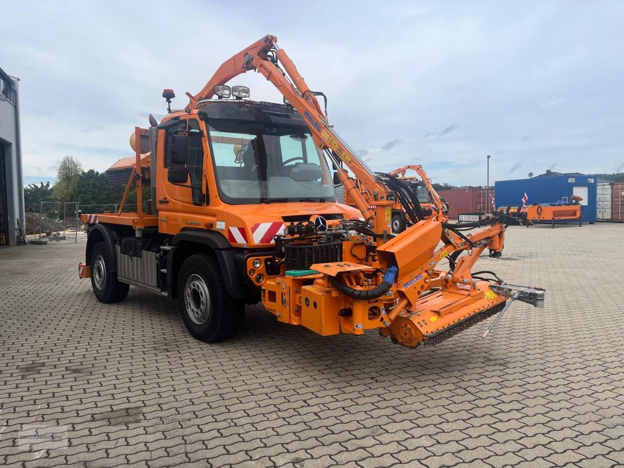 Sonstige Gartentechnik & Kommunaltechnik del tipo Mercedes-Benz Mercedes Benz Unimog U 530 mit Mulag MKM 700, Gebrauchtmaschine en Hagelstadt (Imagen 4)