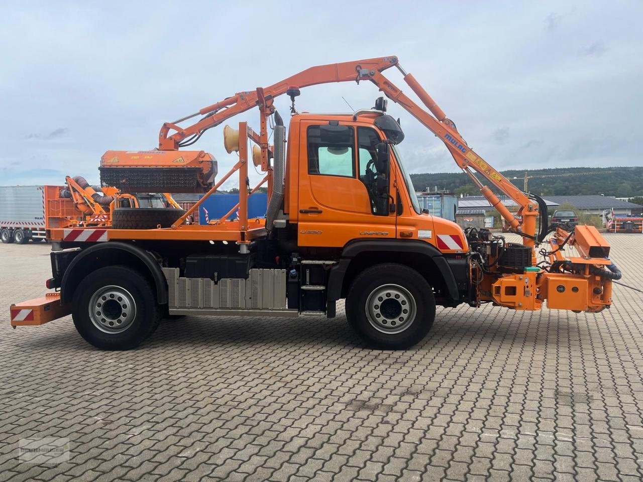 Sonstige Gartentechnik & Kommunaltechnik za tip Mercedes-Benz Mercedes Benz Unimog U 530 mit Mulag MKM 700, Gebrauchtmaschine u Hagelstadt (Slika 5)