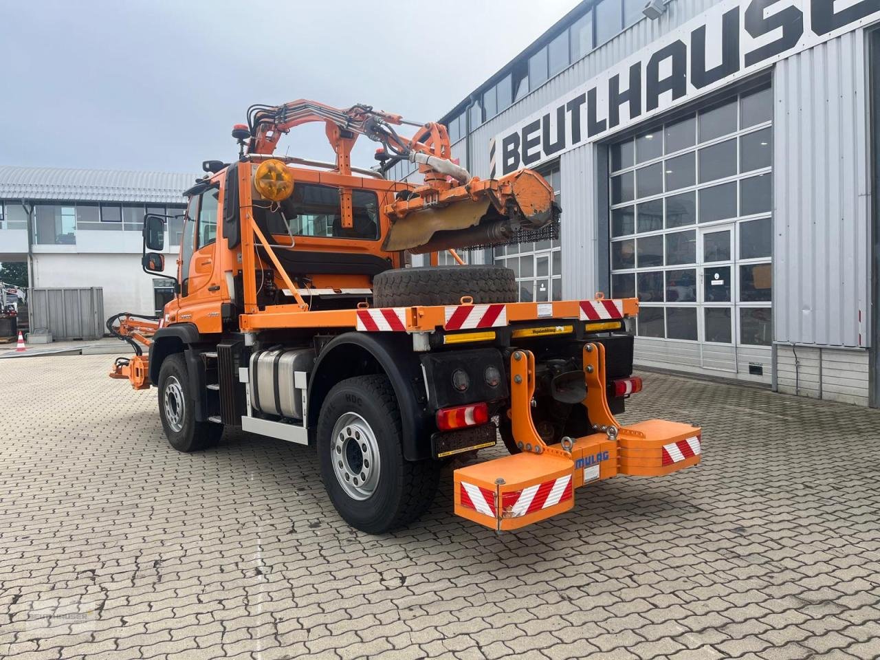 Sonstige Gartentechnik & Kommunaltechnik za tip Mercedes-Benz Mercedes Benz Unimog U 530 mit Mulag MKM 700, Gebrauchtmaschine u Hagelstadt (Slika 9)