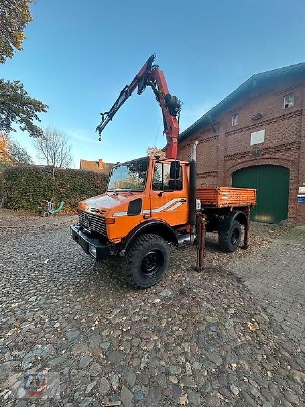 Sonstige Gartentechnik & Kommunaltechnik типа Mercedes-Benz U1250 U427 Palfinger 8000A Kran 9,2m Seilwinde PKW TÜV, Gebrauchtmaschine в Fitzen (Фотография 1)