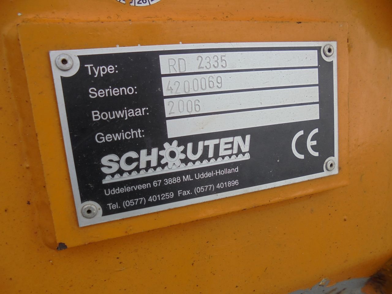 Sonstige Gartentechnik & Kommunaltechnik des Typs Schouten verticuteermachine, Gebrauchtmaschine in Hedel (Bild 3)