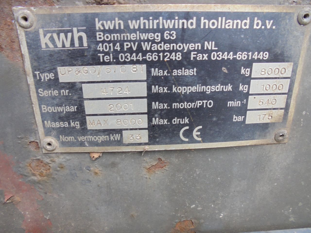 Sonstige Gartentechnik & Kommunaltechnik типа Sonstige KWH bladzuigwagen, Gebrauchtmaschine в Hedel (Фотография 4)