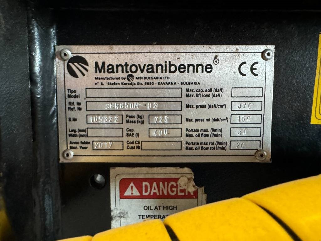 Sonstige Gartentechnik & Kommunaltechnik typu Sonstige Mantovanibenne SGR850, Gebrauchtmaschine v Vojens (Obrázok 6)