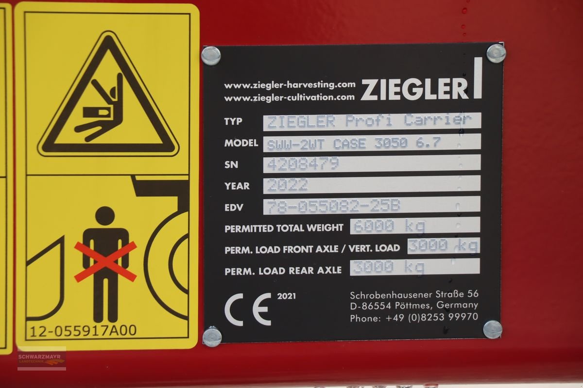 Sonstige Gemüsetechnik of the type Ziegler Schneidwerkswagen für 3050 6,7 2WT, Neumaschine in Gampern (Picture 19)