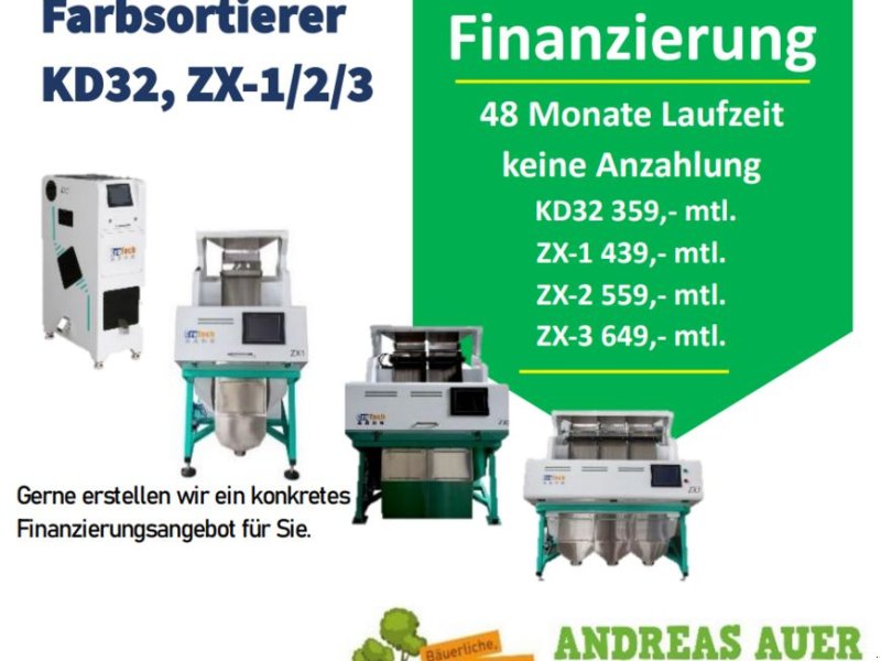 Sonstige Getreidelagertechnik typu Auer Farbsortierer KD32, ZX-1/2/3, Neumaschine v Ottenschlag (Obrázek 1)