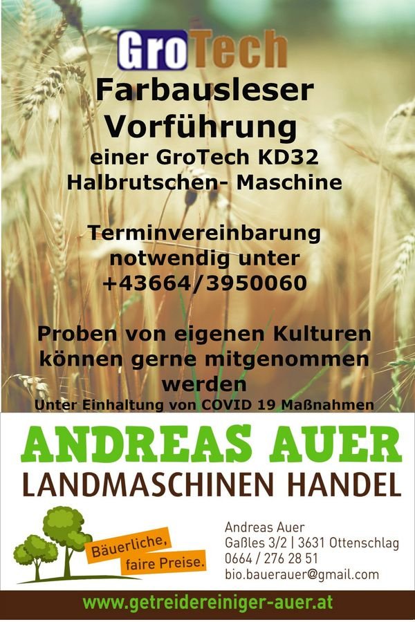 Sonstige Getreidelagertechnik a típus Auer GroTech Farbsortierer ZX1, Neumaschine ekkor: Ottenschlag (Kép 13)