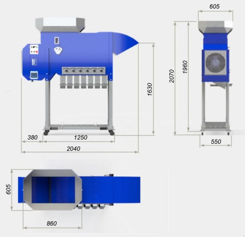 Sonstige Getreidelagertechnik del tipo Grain King ASM 5 RS Getreidereinigung, Neumaschine In Waldburg (Immagine 5)