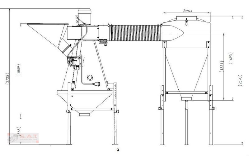 Sonstige Getreidelagertechnik Türe ait Sonstige Getreidereinigung 30 to/h-NEU, Neumaschine içinde Eberschwang (resim 10)