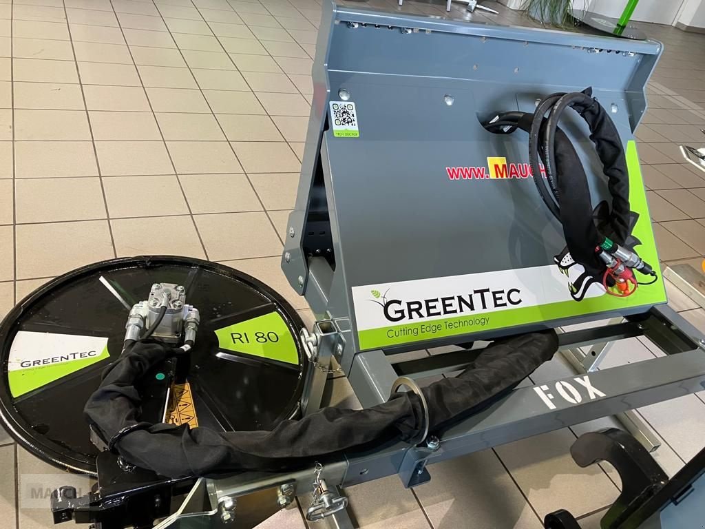 Sonstige Grünlandtechnik & Futtererntetechnik typu Greentec FOX mit Zaunmäher RI 80, Neumaschine v Burgkirchen (Obrázok 3)