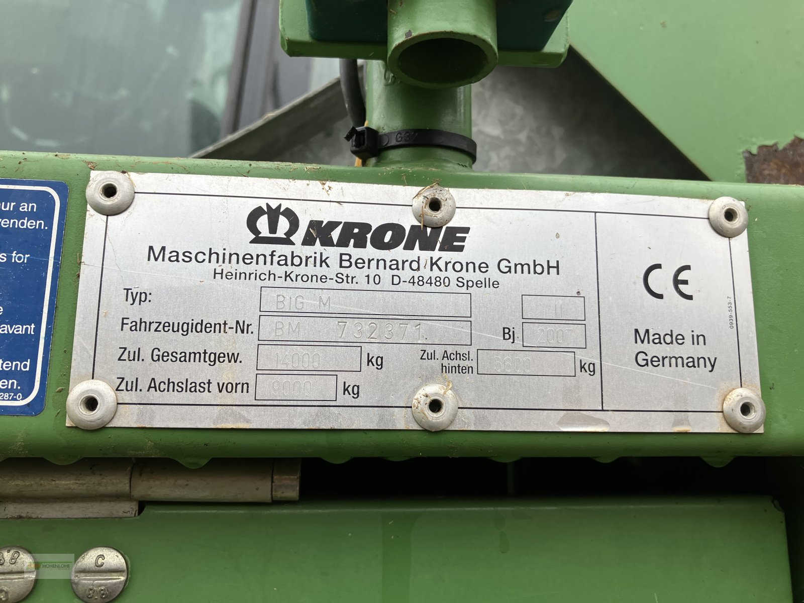 Sonstige Grünlandtechnik & Futtererntetechnik of the type Krone Big M 2, Gebrauchtmaschine in Untereisesheim (Picture 8)