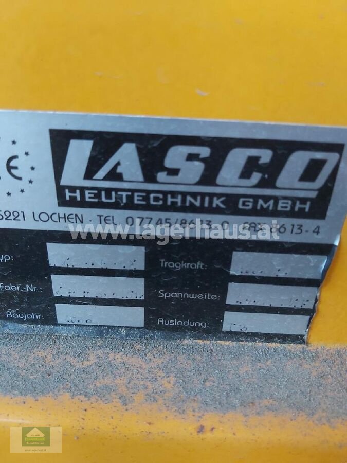 Sonstige Grünlandtechnik & Futtererntetechnik typu Lasco DKS LX, Gebrauchtmaschine v Klagenfurt (Obrázek 4)