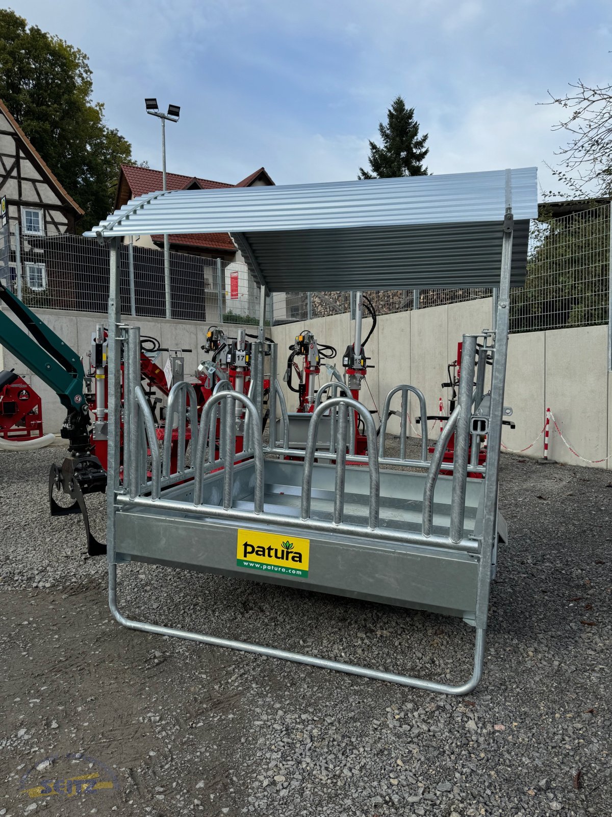 Sonstige Grünlandtechnik & Futtererntetechnik tip Patura Profi-Viereckraufe, mit Palisadenfressgitter, Neumaschine in Lindenfels-Glattbach (Poză 2)