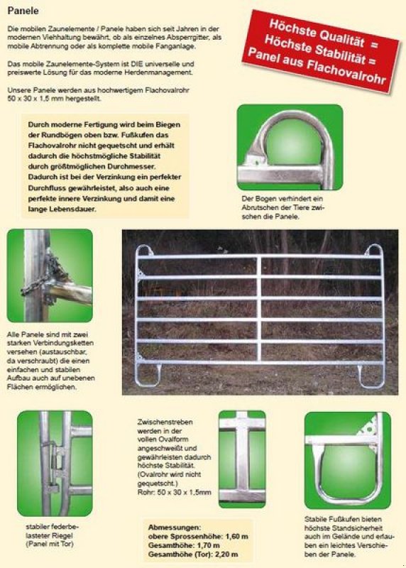 Sonstige Grünlandtechnik & Futtererntetechnik za tip Sonstige Weidepanele & Weidetore, Neumaschine u Kirchschlag (Slika 7)