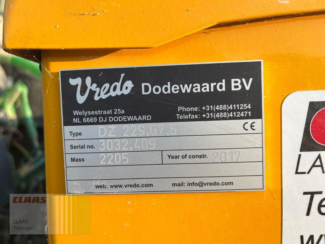 Sonstige Grünlandtechnik & Futtererntetechnik типа Vredo Durchsäämaschine DZ 229.075, Gebrauchtmaschine в Vachdorf (Фотография 8)