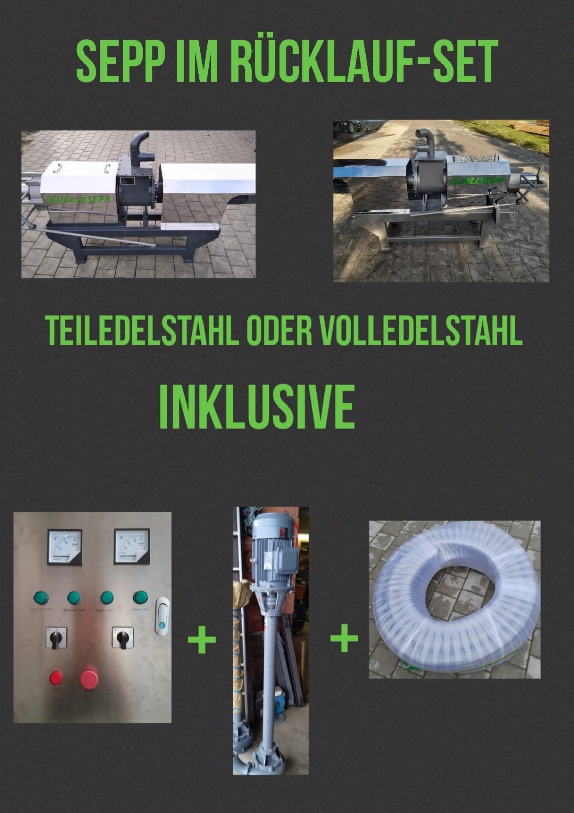 Sonstige Gülletechnik & Dungtechnik tip Gülleseparator Teiledelstahl/Hybrid, Neumaschine in Huisheim (Poză 2)