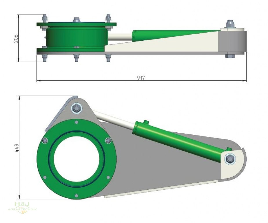 Sonstige Gülletechnik & Dungtechnik za tip H&J Agrartechnik ADA 8 Zoll KIT, Neumaschine u Lindern (Slika 13)