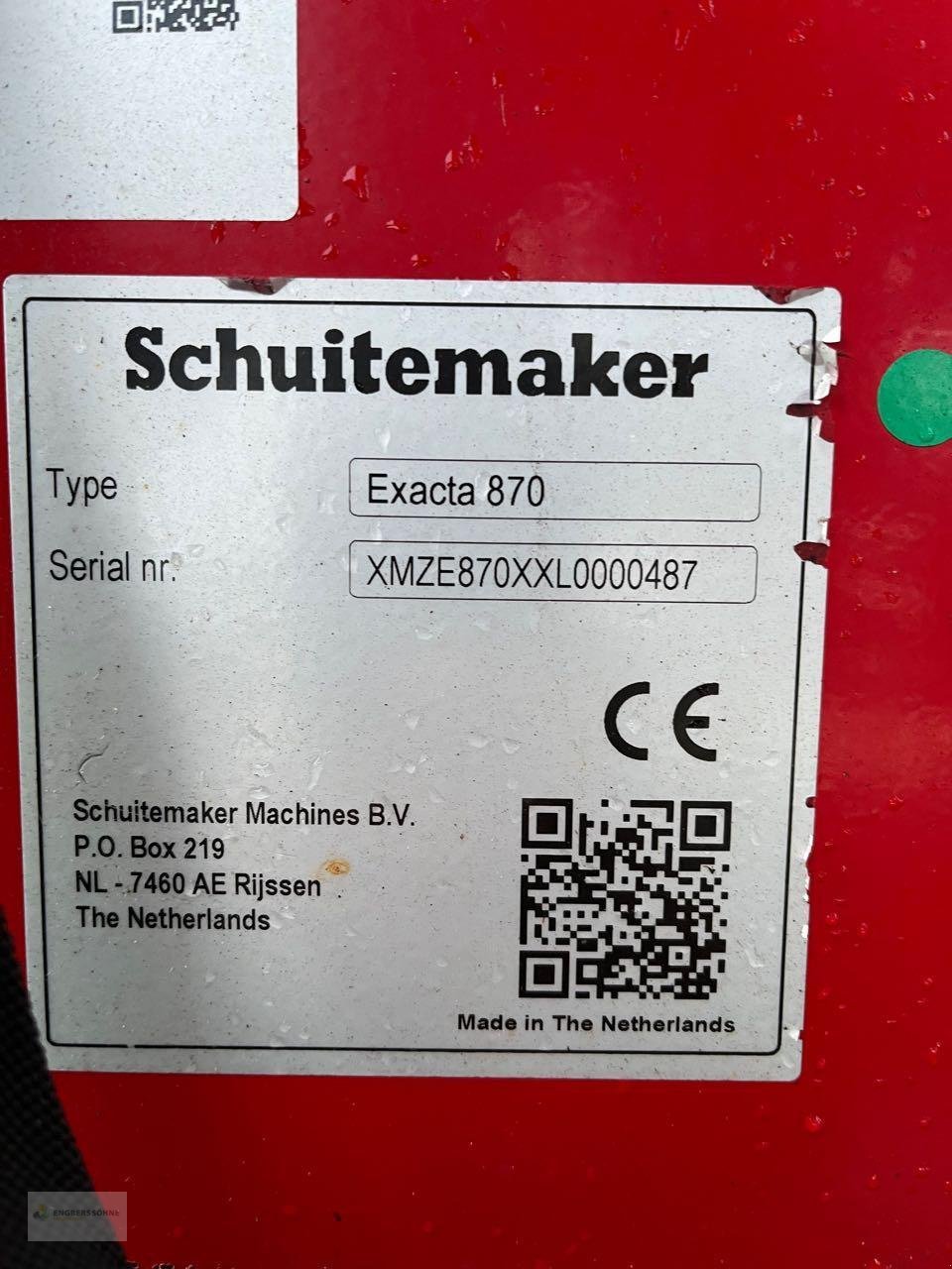 Sonstige Gülletechnik & Dungtechnik del tipo Schuitemaker Exacta 870, Gebrauchtmaschine en Uelsen (Imagen 11)