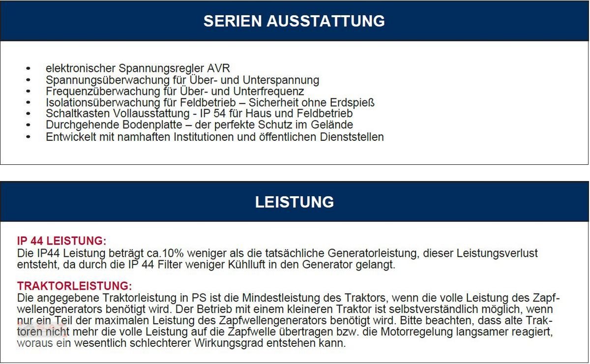 Sonstige Hoftechnik Türe ait DARU AKTION-Zapfwellengenerator UT 27L IsoIP44 -NEU, Neumaschine içinde Eberschwang (resim 18)