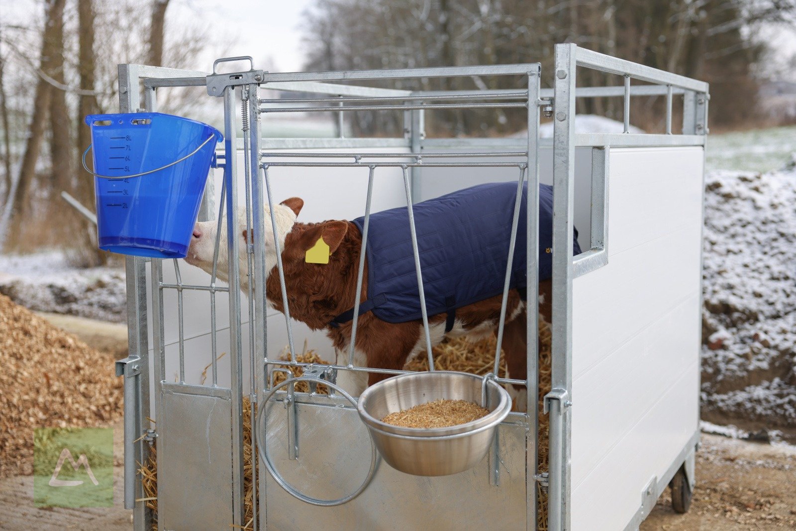 Sonstige Hoftechnik типа Kerbl Kerbl Kälberbox Premium mit schwenkbarem Boden (kostenlose Lieferung), Neumaschine в Weiz (Фотография 16)