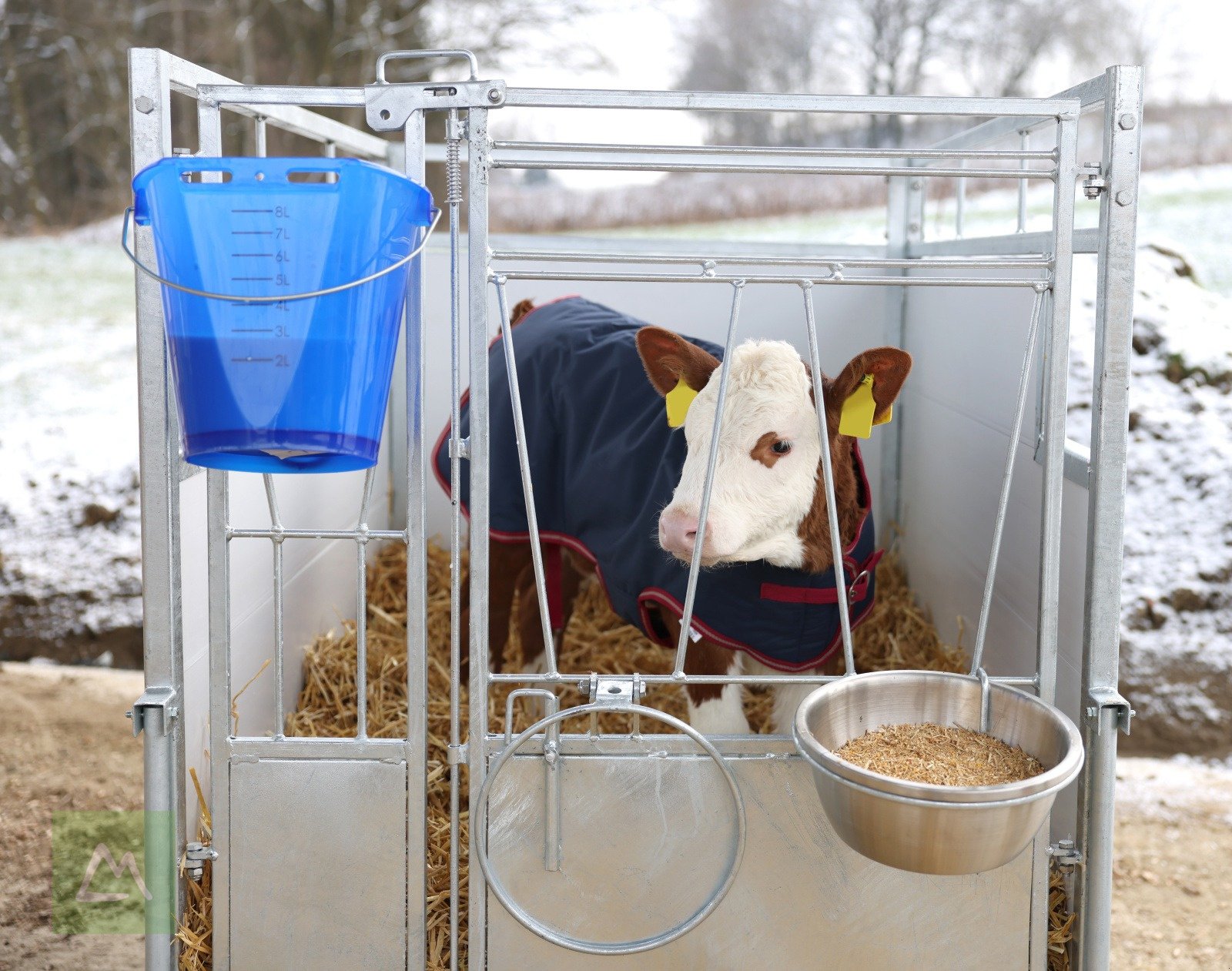 Sonstige Hoftechnik типа Kerbl Kerbl Kälberbox Premium mit schwenkbarem Boden (kostenlose Lieferung), Neumaschine в Weiz (Фотография 19)