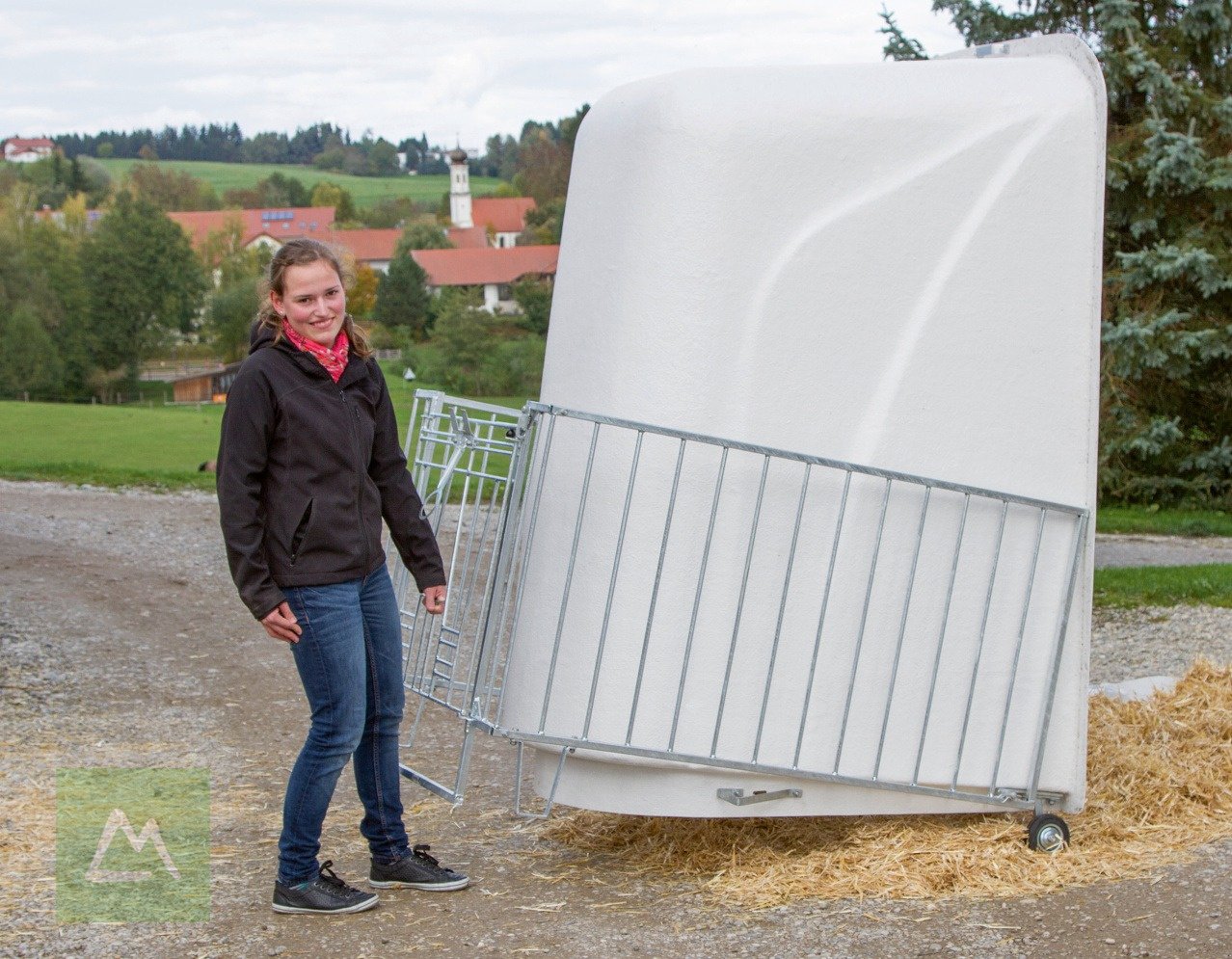 Sonstige Hoftechnik от тип Kerbl Kerbl Kälberhütte Master Plus mit leichter Umzäunung (kostenlose Lieferung), Neumaschine в Weiz (Снимка 13)