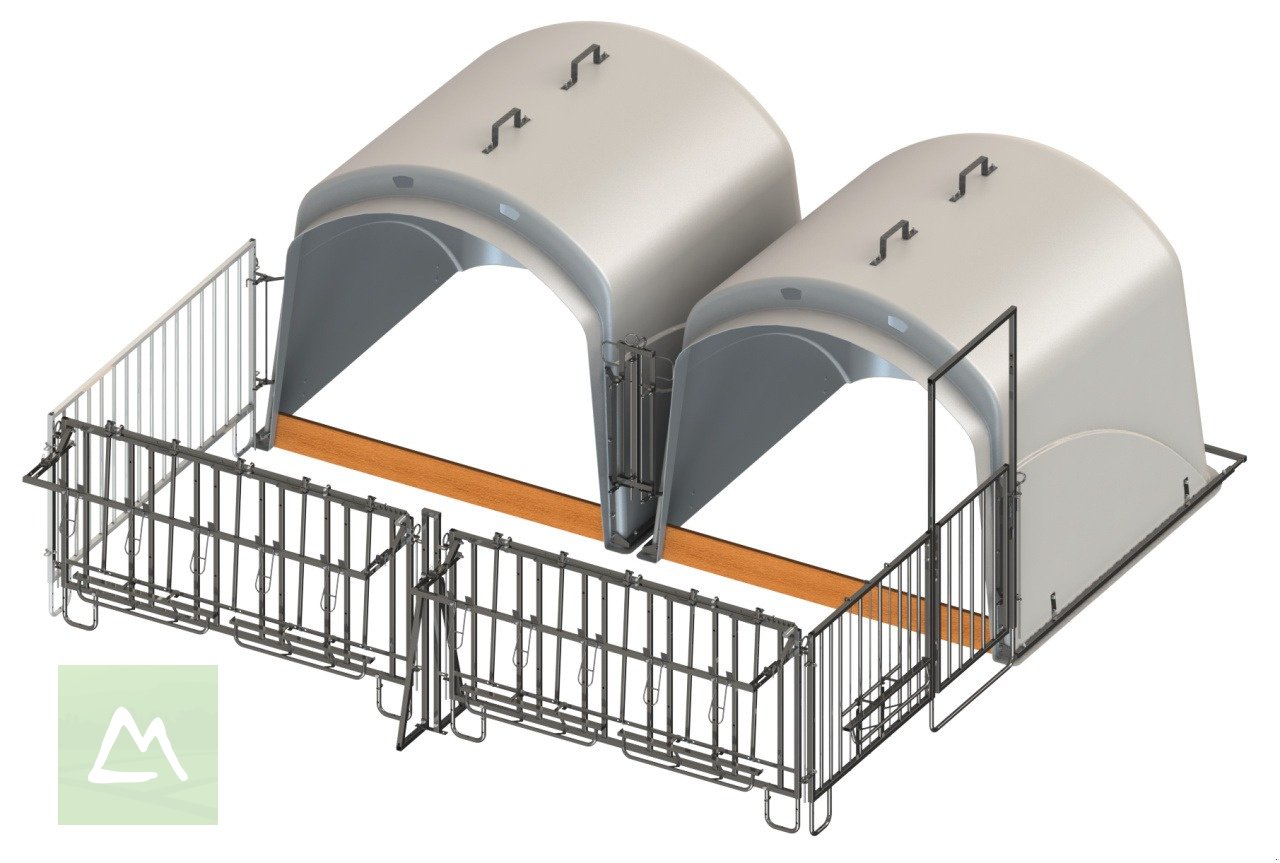 Sonstige Hoftechnik del tipo Kerbl Kerbl Kälberhütte Premium XL mit Umzäunung (kostenlose Lieferung), Neumaschine en Weiz (Imagen 7)