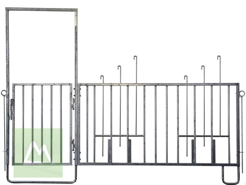Sonstige Hoftechnik des Typs Kerbl Kerbl Modulare Zaunaufstallung Zaunteil mit Tür u. 6 Fressplätze (kostenlose Lieferung), Neumaschine in Weiz (Bild 1)