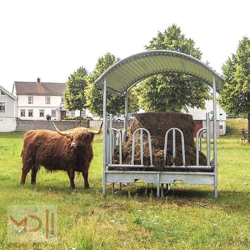 Sonstige Hoftechnik van het type MD Landmaschinen Kellfri Heuraufe mit Palisaden für Rinder, 12 -14  Fressplätze, Neumaschine in Zeven (Foto 3)