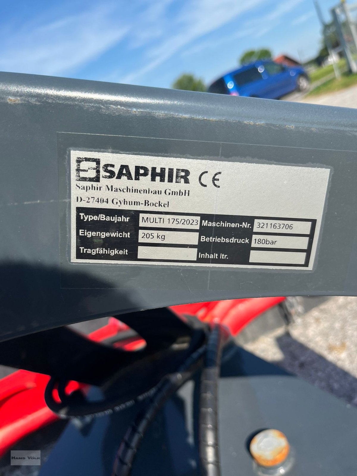 Sonstige Hoftechnik typu Saphir MS 175, Neumaschine w Antdorf (Zdjęcie 7)