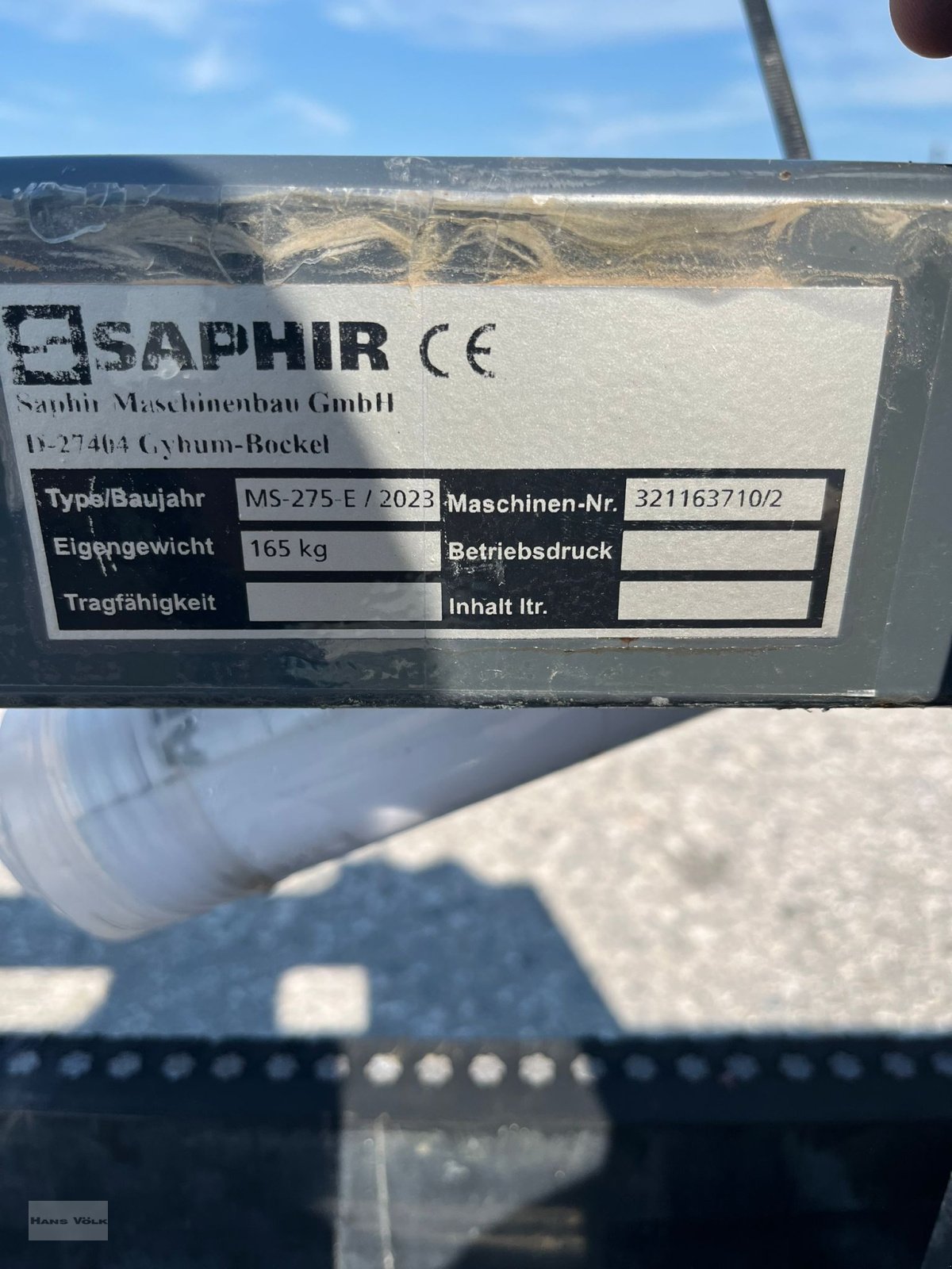 Sonstige Hoftechnik του τύπου Saphir MS 275 E, Neumaschine σε Antdorf (Φωτογραφία 6)