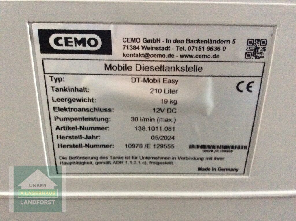 Sonstige Hoftechnik du type Sonstige DT-Mobil Easy 210l, Neumaschine en Kobenz bei Knittelfeld (Photo 7)