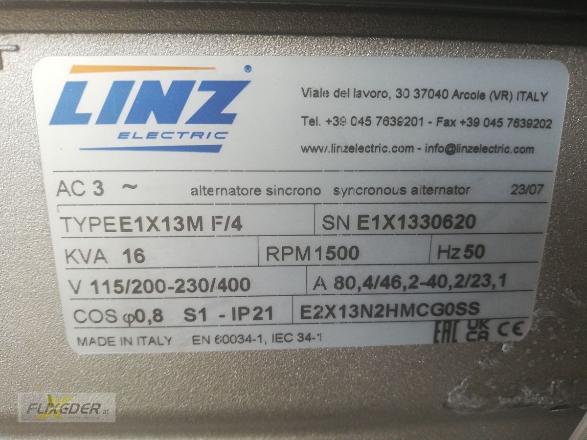 Sonstige Hoftechnik typu Sonstige Hartner IP23 16KVA 1500U/MIN, Neumaschine w Pattigham (Zdjęcie 4)