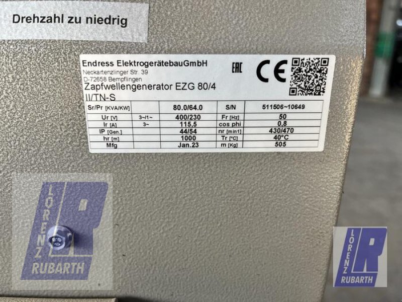 Sonstige Industriemaschinen типа Endress EZG 80/4 II/TN-S, Neumaschine в Anröchte-Altengeseke (Фотография 11)