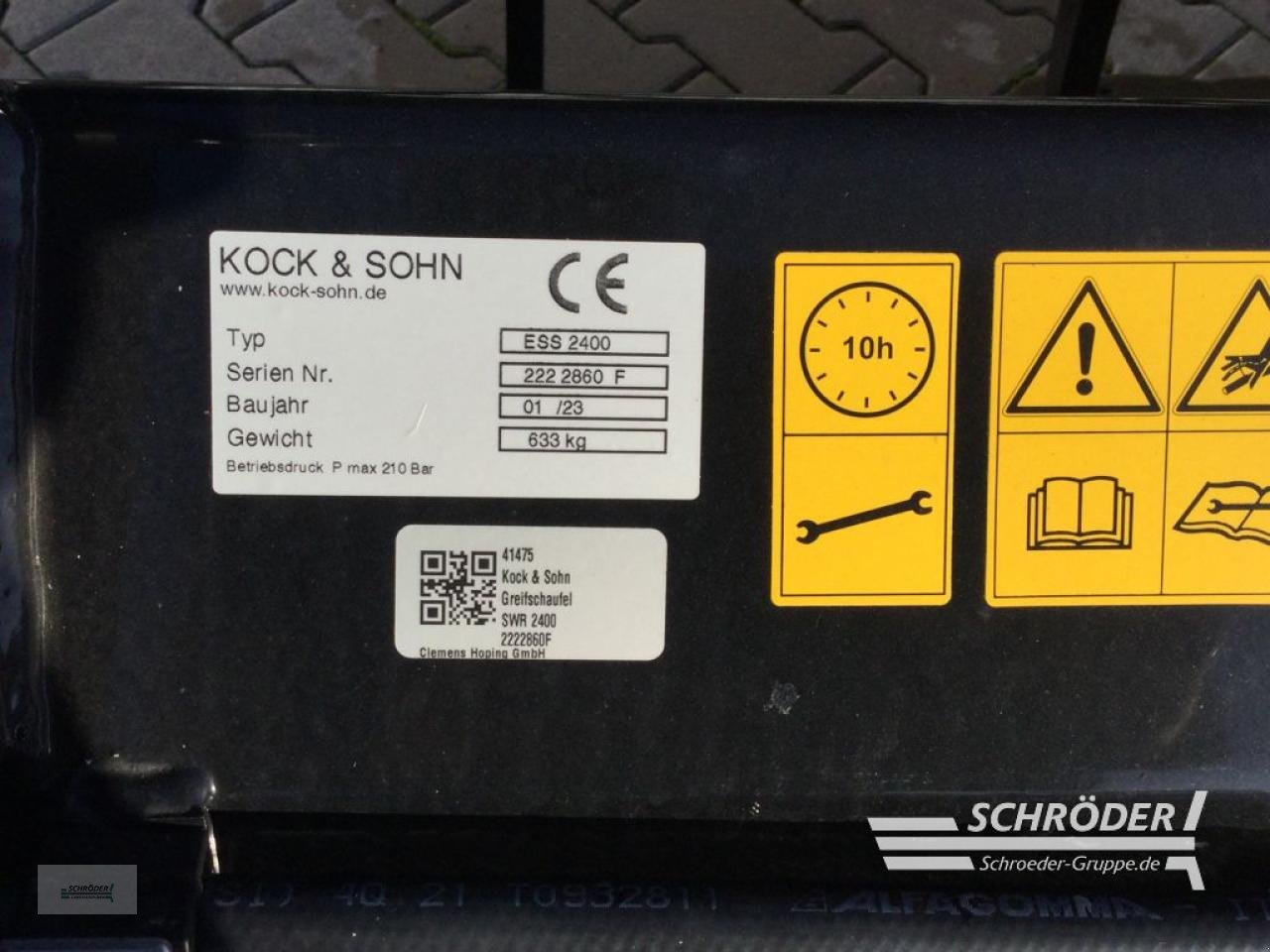 Sonstige Industriemaschinen типа Kock & Sohn ESS 2400, Neumaschine в Holdorf (Фотография 6)