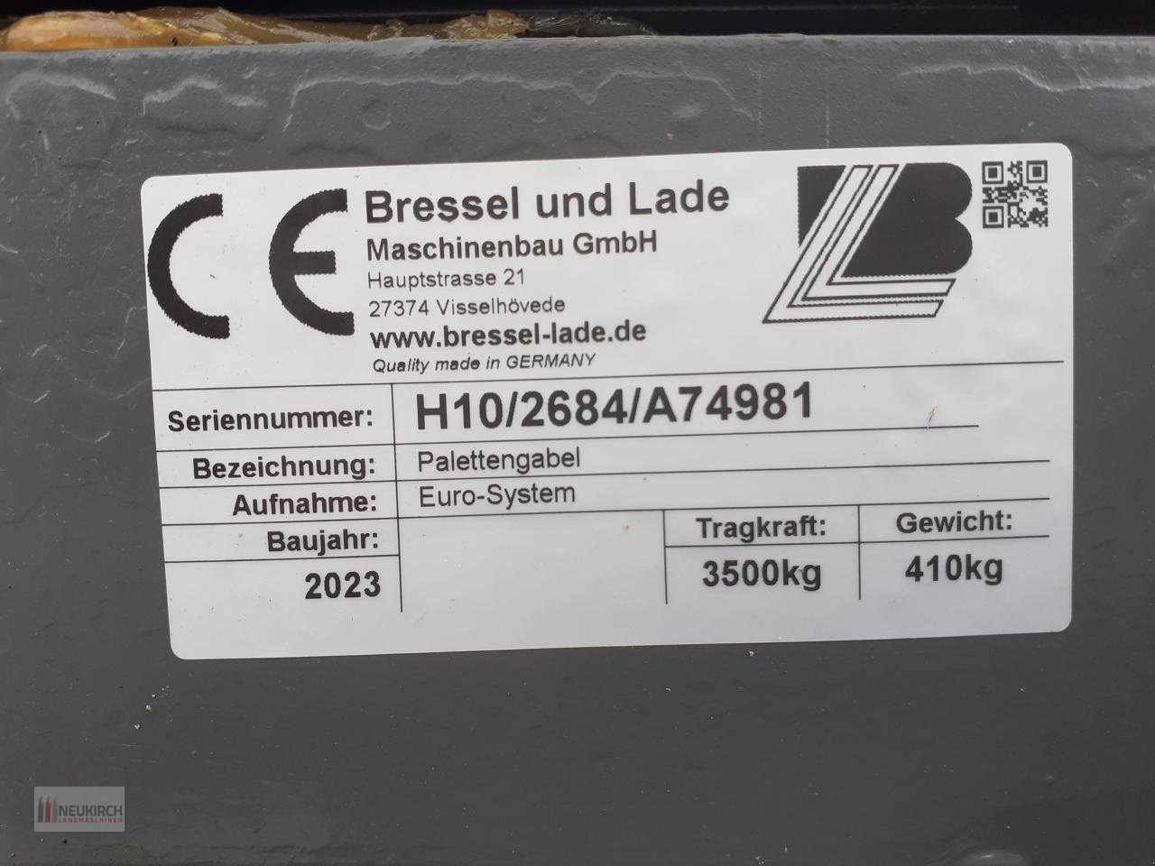 Sonstige Industriemaschinen a típus Sonstige H10/2684/A74981, Neumaschine ekkor: Delbrück-Westenholz (Kép 4)