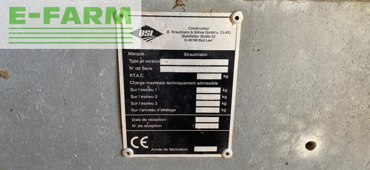 Sonstige Industriemaschinen του τύπου Strautmann giga vitesse cfs 4001, Gebrauchtmaschine σε Ytrac (Φωτογραφία 10)