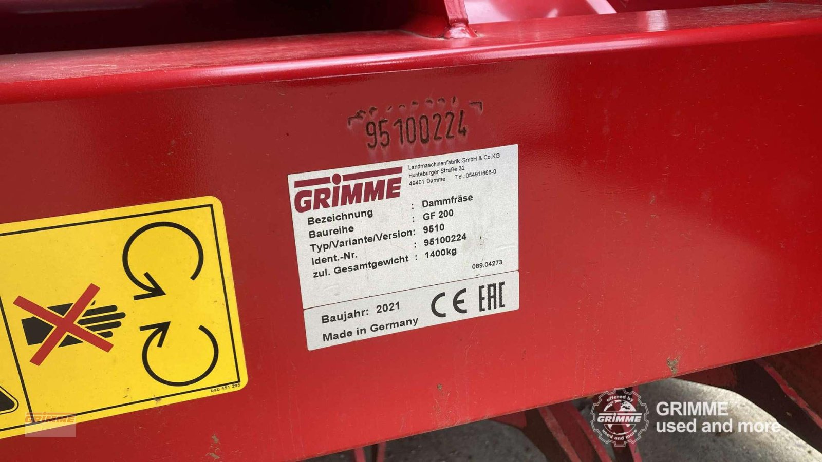 Sonstige Kartoffeltechnik des Typs Grimme GF 200, Neumaschine in Boston (Bild 6)