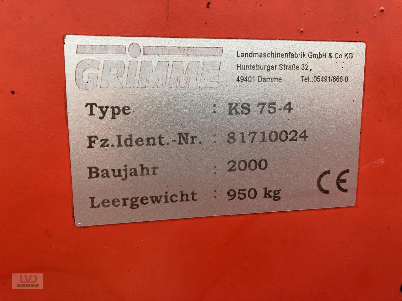 Sonstige Kartoffeltechnik typu Grimme KS 75/4, Gebrauchtmaschine w Spelle (Zdjęcie 8)