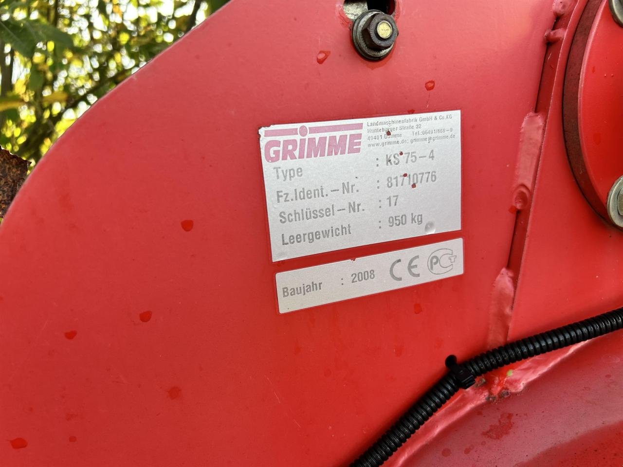 Sonstige Kartoffeltechnik Türe ait Grimme KS 75-4, Gebrauchtmaschine içinde Niederkirchen (resim 5)