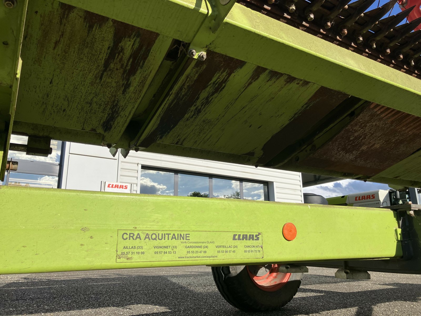 Sonstige Mähdrescherteile tip CLAAS COUPE C6.60 + CHARIOT, Gebrauchtmaschine in ailias (Poză 10)