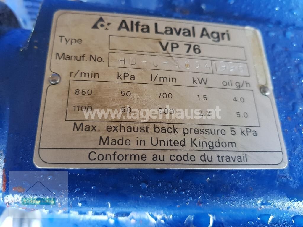 Sonstige Melktechnik & Kühltechnik typu Alfa Laval MELKSTAND, Gebrauchtmaschine v Wartberg (Obrázek 3)