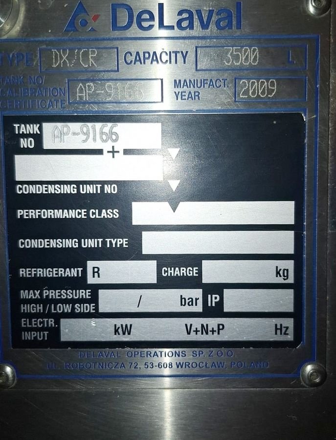 Sonstige Melktechnik & Kühltechnik типа De Laval Milchkühltank DXCR 3500 l, Gebrauchtmaschine в St. Marienkirchen (Фотография 4)