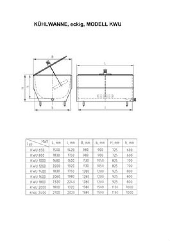 Sonstige Melktechnik & Kühltechnik tip Etscheid Kühlwanne KWU1200 m. Aggregat, Gebrauchtmaschine in St. Peter am Freienstein (Poză 4)