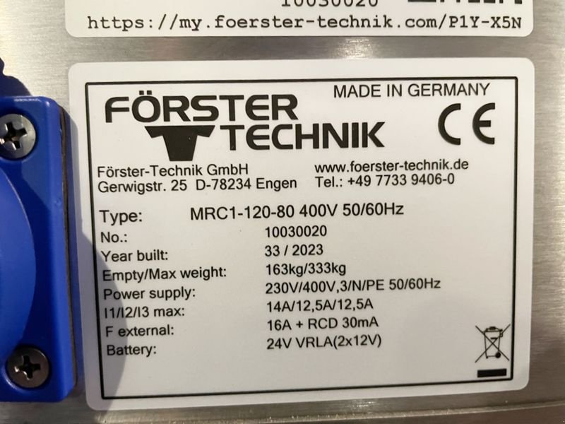 Sonstige Melktechnik & Kühltechnik του τύπου Sonstige Förster MRC1-120-80 Milchmobil, Neumaschine σε St. Marienkirchen (Φωτογραφία 11)