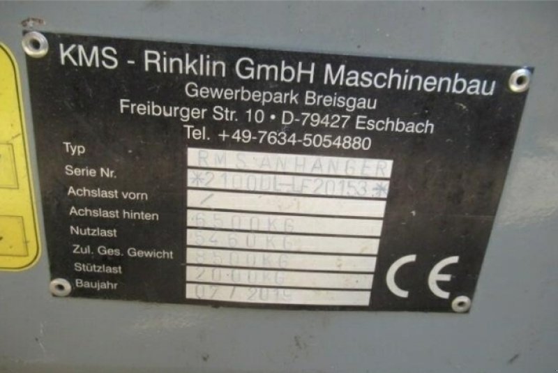 Sonstige Obsttechnik & Weinbautechnik типа KMS Rinklin Tieflader Weinbau Dreh-Kipptieflader Bj.2019 mit Funk, Gebrauchtmaschine в Palling (Фотография 14)